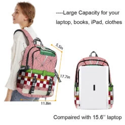 Nezuko Backpack Tanjiro School Bag Zenitsu Shoulderbags With Large Capacity -Children Toys Sale DemonSlayerBackpack 10 579afa2e f073 4c37 a316 4eb84a2b0319