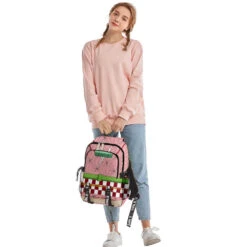 Nezuko Backpack Tanjiro School Bag Zenitsu Shoulderbags With Large Capacity -Children Toys Sale DemonSlayerBackpack 1 97f99ac0 e828 404b b96d d33ac44ff913