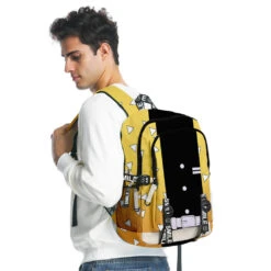 Nezuko Backpack Tanjiro School Bag Zenitsu Shoulderbags With Large Capacity -Children Toys Sale Demonslayerbackpackwithlargecapactity 1