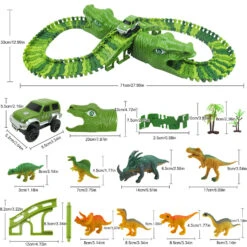 Dinosaur Racing Track Flexible Railway Toys 153pcs Create A Dinosaur World Road Race For Kids -Children Toys Sale Detail 16 cdf3bcea 2d1f 436d aa99 e67b158514cc