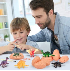 Dinosaur Eggs Dig Kits -12 Dinosaur Excavation Kits With 12 Unique Dinosaur Toys -Children Toys Sale DinosaurEggsDigKits 5