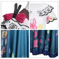 Adult Mirabel Dress Celebrating Cosplay Outfit Halloween Party Dress Up Costume -Children Toys Sale Disney Encanto Mirabel Madrigal Cosplay Costume 7