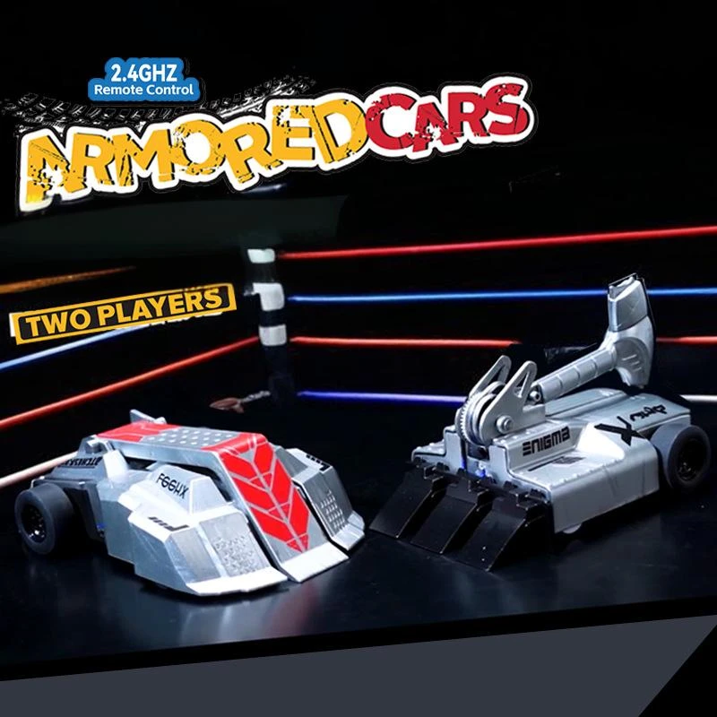 Double Fighting Armored Car 2.4G Remote Control Car Parent-child Battle Electric Toy Car 1 Double Fighting Armored Car 2.4G Remote Control Car Parent-child Battle Electric Toy Car