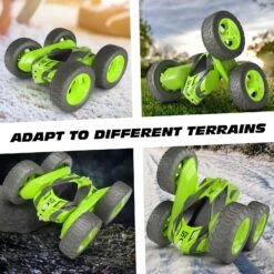 Kid RC Drift Cars 2.4G Remote Control Car Double Side 360 Degrees Stunt Racing Car -Children Toys Sale DoubleSideRCStunkRacingCar 5
