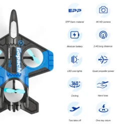 Drone With Camera Drop-resistant RC Plane 360° Stunt Spin Remote Control Airplanes Best Drone For Beginners 21 Drone With Camera Drop-resistant RC Plane 360° Stunt Spin Remote Control Airplanes Best Drone For Beginners -Children Toys Sale DroneWithCamera 5