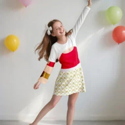 Girls Nova Costume White Daywalker Vampire Dress And Bag Zombie Outfit For Cosplay Party