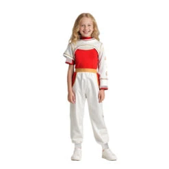 Girls Zombies Nova Costume White Daywalker Vampire T-shirt Tops And Pants Full Set