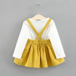 Baby Toddler Cute Bunny Dress A Great Birthday Gift YELLOW/ PINK/ BLUE Colors -Children Toys Sale Easter Bunny Dress 1