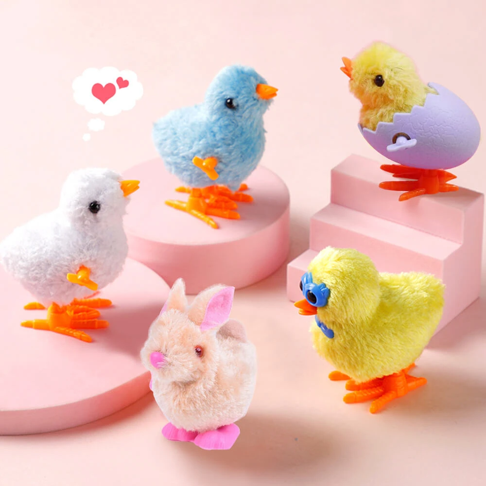 Easter Wind Up Toys Jumping Chicks Rabbit Clockwork Toys Easter Basket Stuffs For Boys And Girls 2 Easter Wind Up Toys Jumping Chicks Rabbit Clockwork Toys Easter Basket Stuffs For Boys And Girls - Image 2