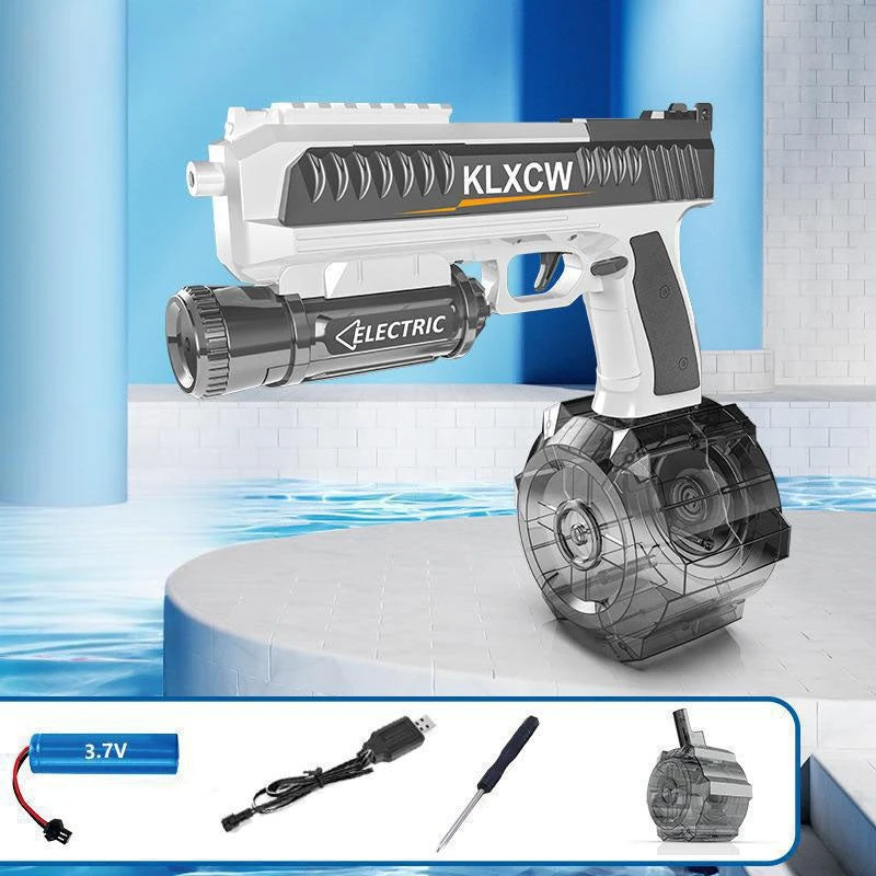 Electric Water Gun Manual Automatic Dual Use Large-capacity Water Gun Summer Toys 2 Electric Water Gun Manual Automatic Dual Use Large-capacity Water Gun Summer Toys - Image 2