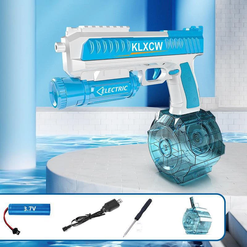 Electric Water Gun Manual Automatic Dual Use Large-capacity Water Gun Summer Toys 1 Electric Water Gun Manual Automatic Dual Use Large-capacity Water Gun Summer Toys