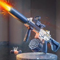 Electric Water Gun With Light Large Capacity Water Tank 32ft Range Summer Gift For Adult Kids