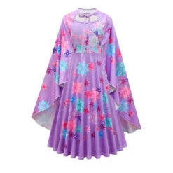 Flower Princess Isabela Long Sleeve Dress Girls Isabela Mardrigal Magic Cosplay Dress With Bag And Cloak 15 Flower Princess Isabela Long Sleeve Dress Girls Isabela Mardrigal Magic Cosplay Dress With Bag And Cloak -Children Toys Sale Encanto Isabela Costume 2