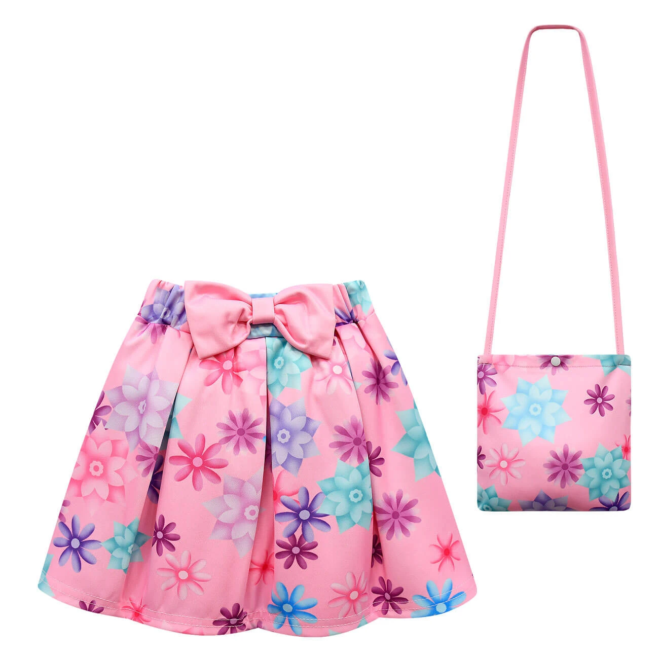 Girls Isabela T-shirt And Skirt With Bag 3PCS Isabela Madrigal Daily Cosplay Costumes 5 Girls Isabela T-shirt And Skirt With Bag 3PCS Isabela Madrigal Daily Cosplay Costumes - Image 5