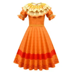 Kids Mirabel Dress Familia Madrigal Cosplay Dresses Halloween Party Dress Up Costume -Children Toys Sale Encanto Peppa Dress 1