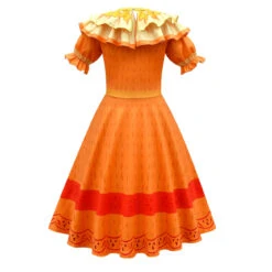 Kids Mirabel Dress Familia Madrigal Cosplay Dresses Halloween Party Dress Up Costume -Children Toys Sale Encanto Peppa Dress 2