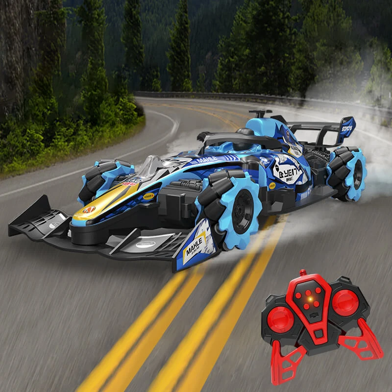 F1 RC Car 1/10 Scale 2.4Ghz Electric Powered F1 Racing Car W/ Drift Spray Full Function 2 F1 RC Car 1/10 Scale 2.4Ghz Electric Powered F1 Racing Car W/ Drift Spray Full Function - Image 2
