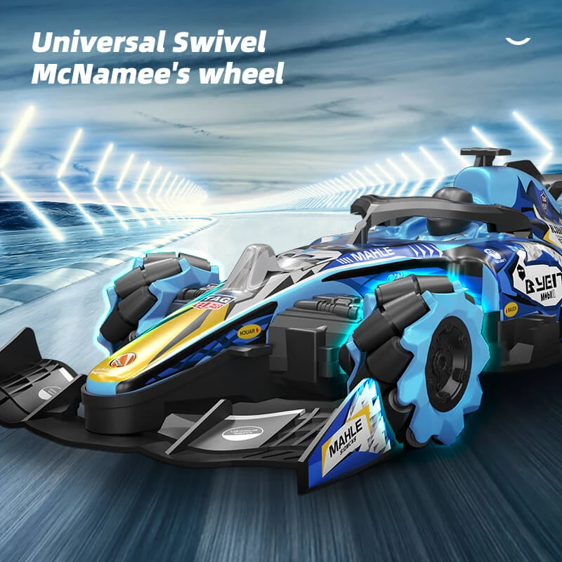 F1 RC Car 1/10 Scale 2.4Ghz Electric Powered F1 Racing Car W/ Drift Spray Full Function 4 F1 RC Car 1/10 Scale 2.4Ghz Electric Powered F1 Racing Car W/ Drift Spray Full Function - Image 4