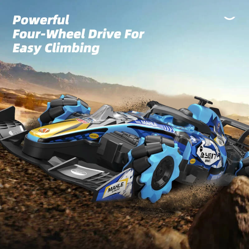 F1 RC Car 1/10 Scale 2.4Ghz Electric Powered F1 Racing Car W/ Drift Spray Full Function 7 F1 RC Car 1/10 Scale 2.4Ghz Electric Powered F1 Racing Car W/ Drift Spray Full Function - Image 7