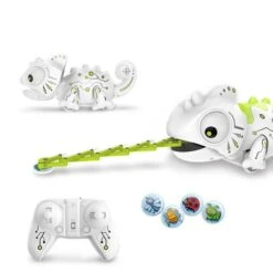 2.4G Remote Control Foraging Chameleon Robotic Intelligent Dinobot Dinosaur Toys Electronic Pet