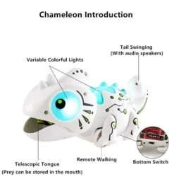 2.4G Remote Control Foraging Chameleon Robotic Intelligent Dinobot Dinosaur Toys Electronic Pet 18 2.4G Remote Control Foraging Chameleon Robotic Intelligent Dinobot Dinosaur Toys Electronic Pet -Children Toys Sale Foragingdinosaur 7