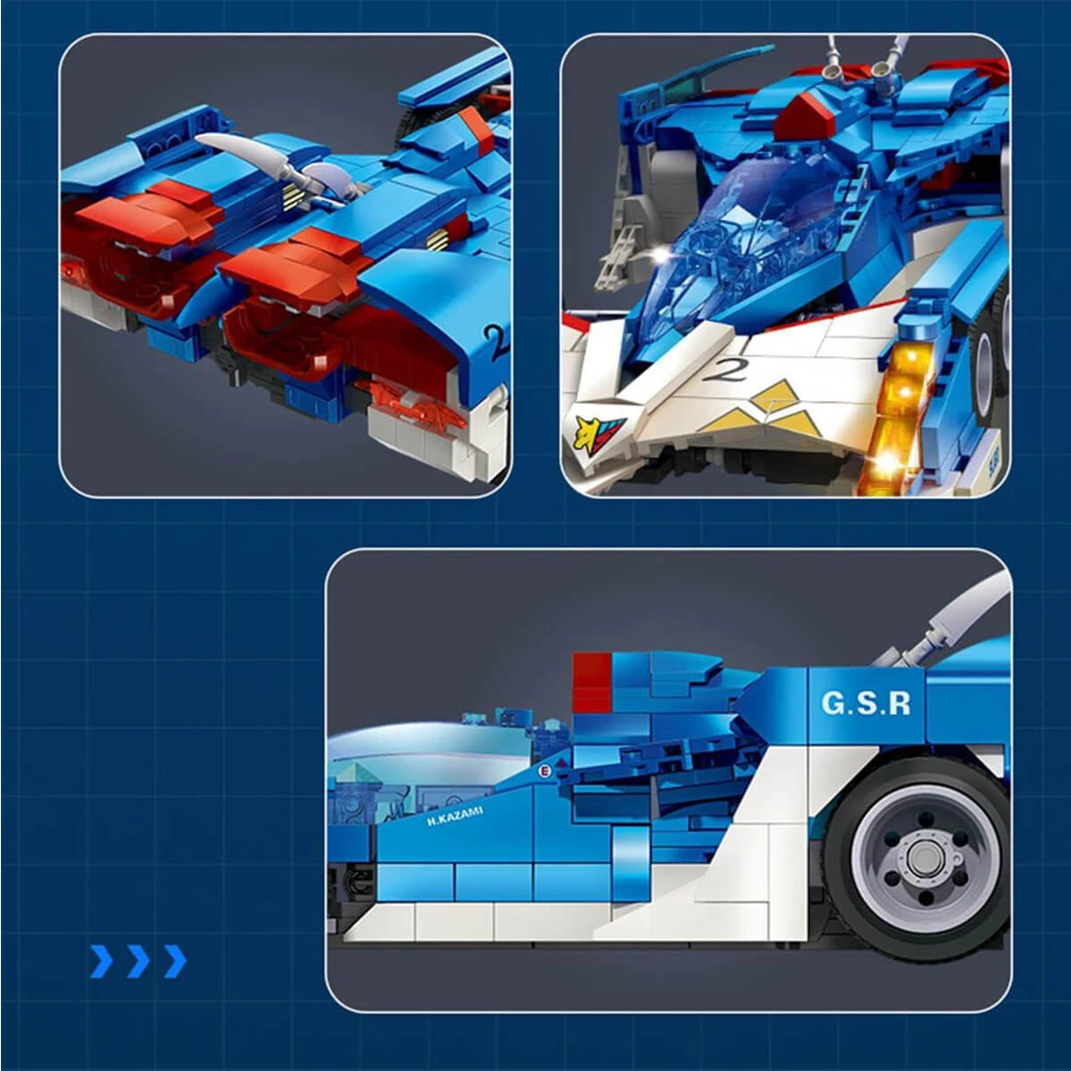 793 PCS F1 Garland SF-03 Building Blocks Car Model Formula 1 Sports Car Building Kit Collection Car 5 793 PCS F1 Garland SF-03 Building Blocks Car Model Formula 1 Sports Car Building Kit Collection Car - Image 5