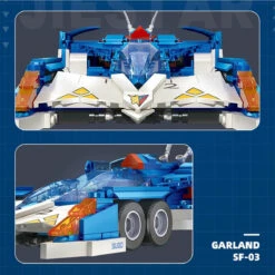 793 PCS F1 Garland SF-03 Building Blocks Car Model Formula 1 Sports Car Building Kit Collection Car 8 793 PCS F1 Garland SF-03 Building Blocks Car Model Formula 1 Sports Car Building Kit Collection Car -Children Toys Sale Formula Racing Car Building Blocks 6