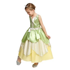 Princess Tiana Dress Role Playing Dresses Halloween Costume 13 Princess Tiana Dress Role Playing Dresses Halloween Costume -Children Toys Sale Frogprincesscostume 4