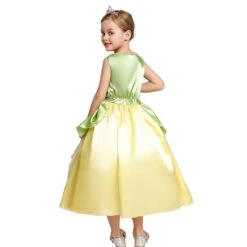 Princess Tiana Dress Role Playing Dresses Halloween Costume 16 Princess Tiana Dress Role Playing Dresses Halloween Costume -Children Toys Sale Frogprincesscostume 6