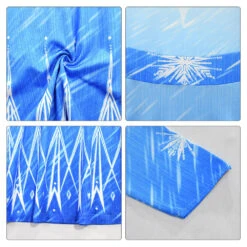 Kids Elsa Dress Halloween Princess Role Play Costume Cosplay Full Set -Children Toys Sale Frozen2ElsaDress 3