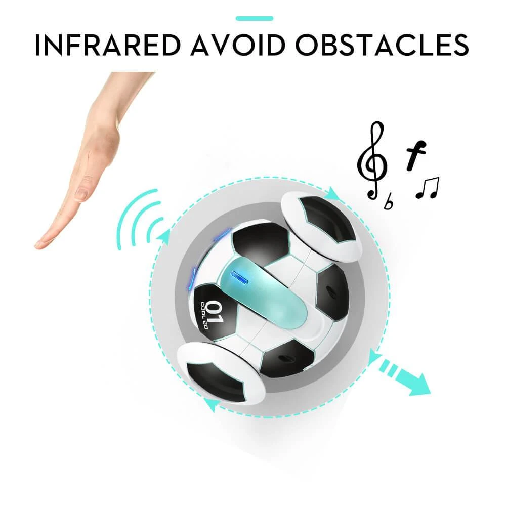 Intelligent Dialogue Toy Voice Recognition Control Robot Gesture Induction Obstacle Detective Deformation Soccer Toy 7 Intelligent Dialogue Toy Voice Recognition Control Robot Gesture Induction Obstacle Detective Deformation Soccer Toy - Image 7