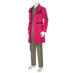 Adult Ghost Hunter Uniform Hot Pink Outer Coat And Khaki Jumpsuit Set Halloween Costume 10 Adult Ghost Hunter Uniform Hot Pink Outer Coat And Khaki Jumpsuit Set Halloween Costume -Children Toys Sale Ghostbusters Frozen Empire costume 4