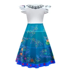 Girls Mirabel Cosplay Dress High Low Iregular Hem Fashion Kids Movie Costume -Children Toys Sale Girl sMirabelDress 3