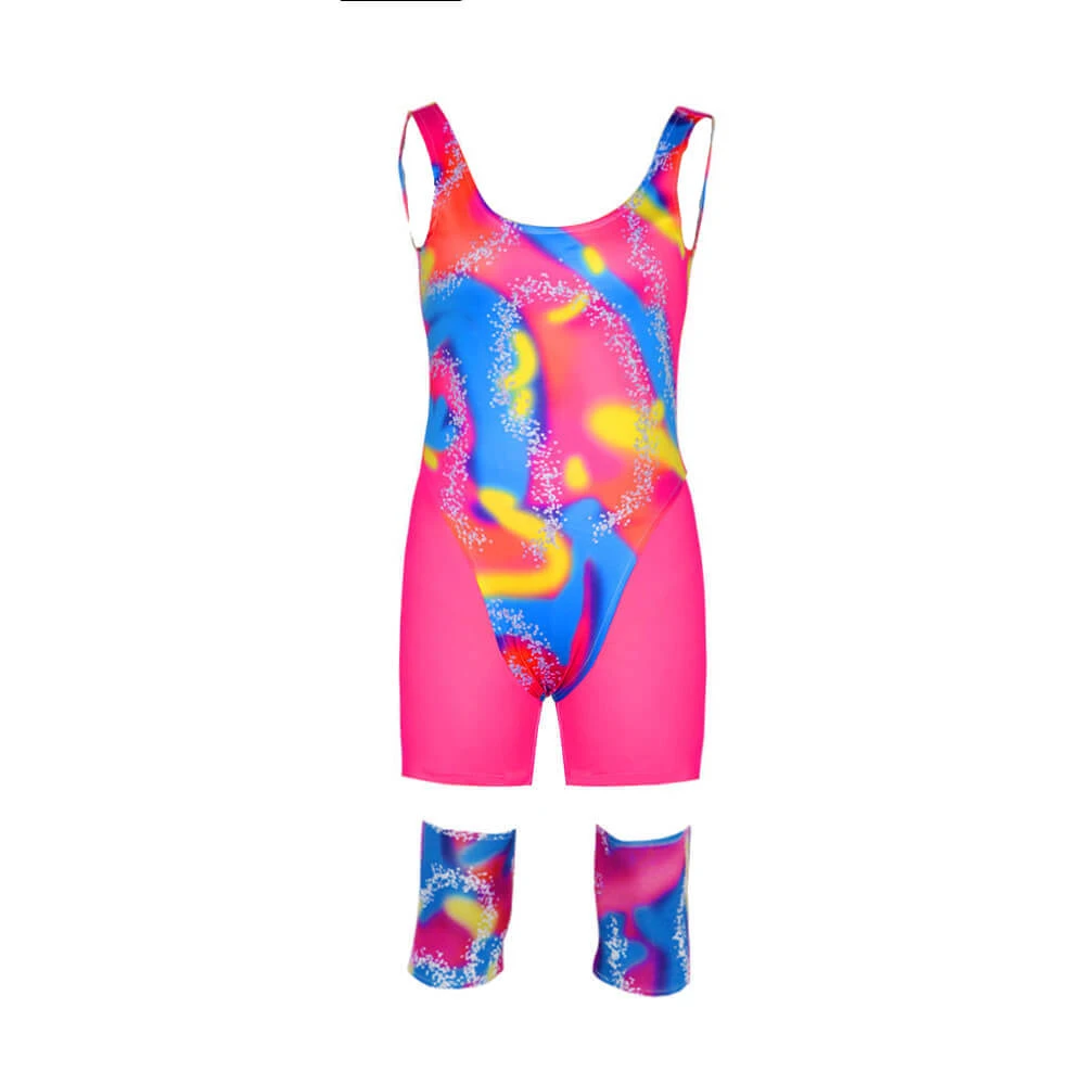 Kids Roller Skater Outfit Boys And Girls 80s Retro Workout Halloween Costume 8 Kids Roller Skater Outfit Boys And Girls 80s Retro Workout Halloween Costume - Image 8