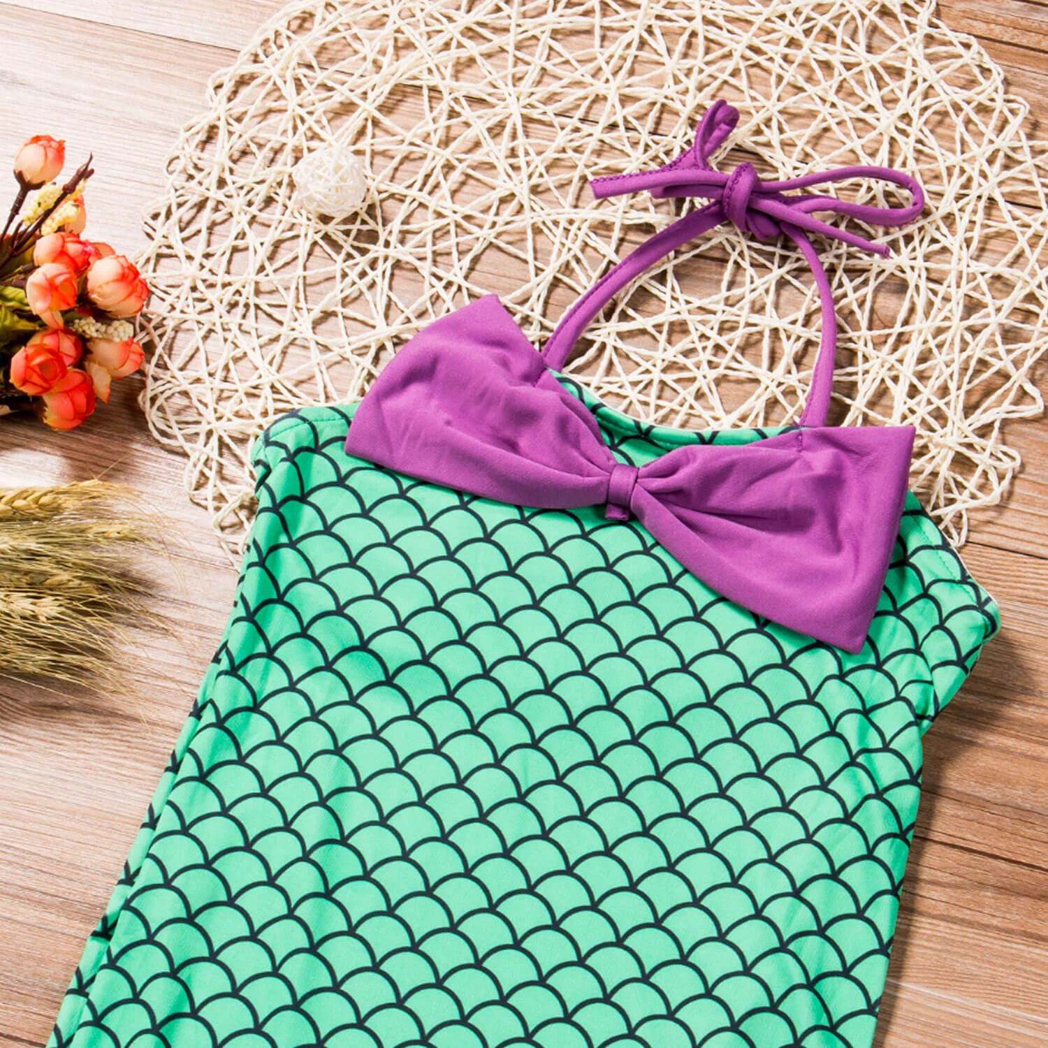 Kids Mermaid Dress Beach Vacation Sundress Girl's Mermaid Shimmering Slip Dress Party Princess Dress Up Costume 5 Kids Mermaid Dress Beach Vacation Sundress Girl's Mermaid Shimmering Slip Dress Party Princess Dress Up Costume - Image 5