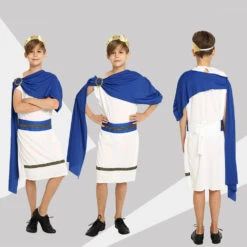 Girls Boys Greek Goddess Costume Athena Aphrodite Halloween Cosplay Dress Up Costume 15 Girls Boys Greek Goddess Costume Athena Aphrodite Halloween Cosplay Dress Up Costume -Children Toys Sale Greek goddess costume 5