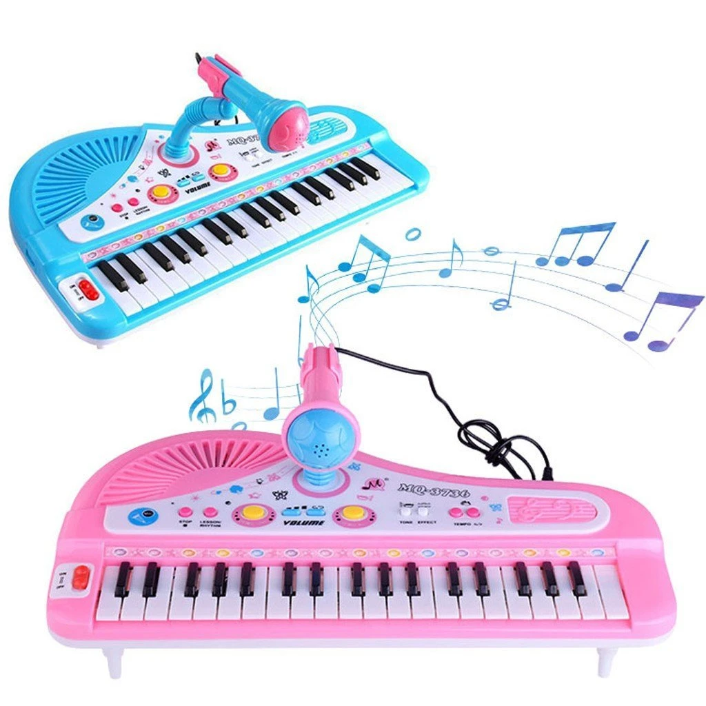 Kids Piano Toy With Keyboard And Microphone, Good Christmas Gift 1 Kids Piano Toy With Keyboard And Microphone, Good Christmas Gift