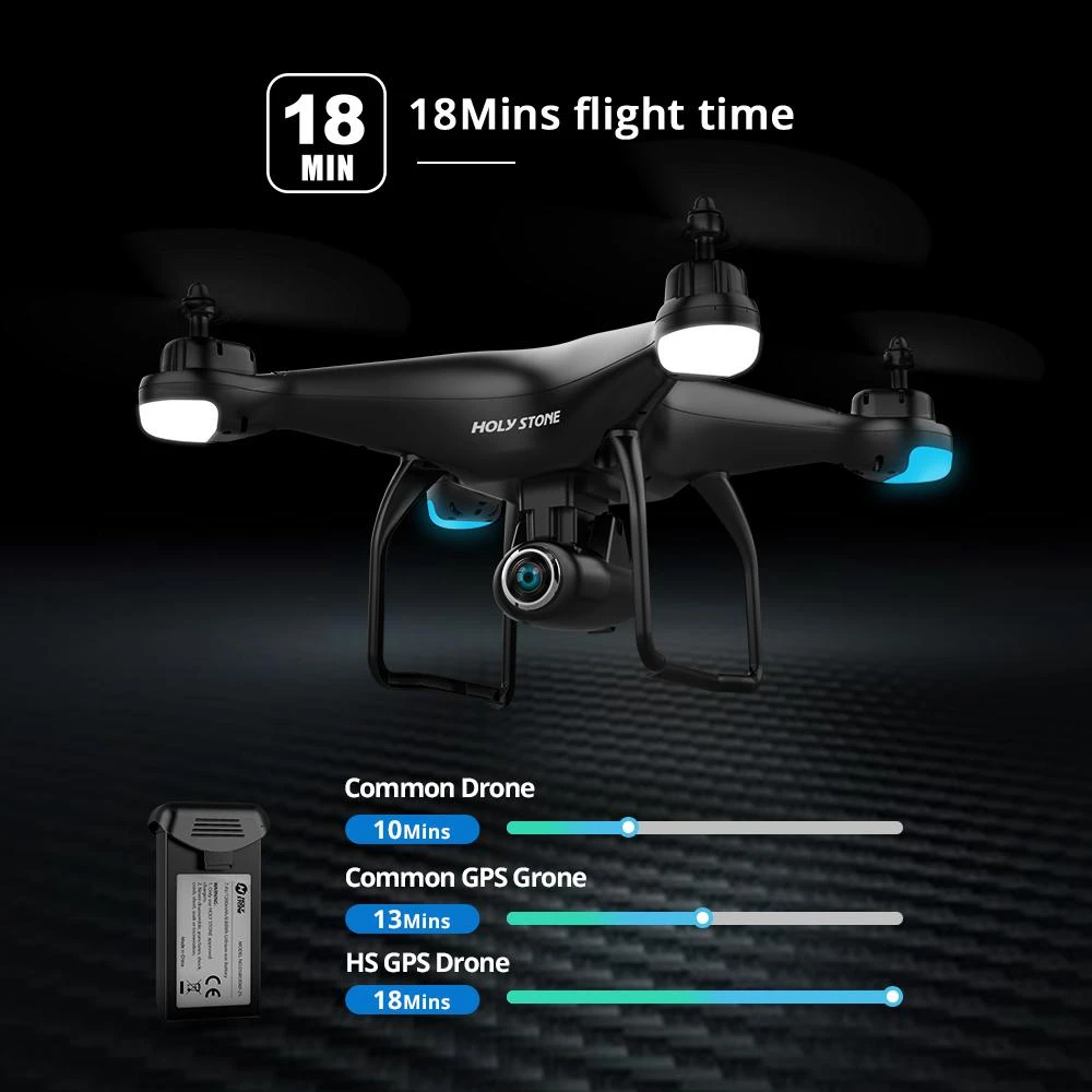 HS120D Drone 1080P 2K Full HD Camera Follow Me GPS FPV Remote Control Quadcopter 7 HS120D Drone 1080P 2K Full HD Camera Follow Me GPS FPV Remote Control Quadcopter - Image 7
