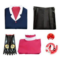 Adult Hazbin Hotel Cosplay Costume Helluva Boss Outfit Blitzo Halloween Costume Suit -Children Toys Sale Hazbin Hotel CosplayCostume Helluva Boss Outfit Blitzo 6