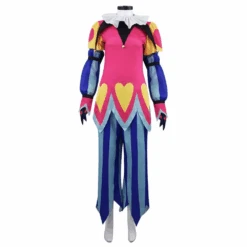 Fizzarolli Costume Helluva Boss Fizzarolli Clown Outfit Hazbin Hotel Cosplay Costumes -Children Toys Sale Helluva Boss Fizzarolli Clown Costume Hazbin Hotel Cosplay 6