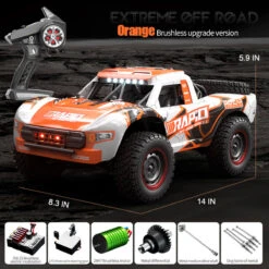 High Speed RC Car 70+KMH Brushless/ Brushed Remote Control Monster Truck Hobby Grade Racing Buggy 24 High Speed RC Car 70+KMH Brushless/ Brushed Remote Control Monster Truck Hobby Grade Racing Buggy -Children Toys Sale High Speed RC Car Brushless Monster Truck 2