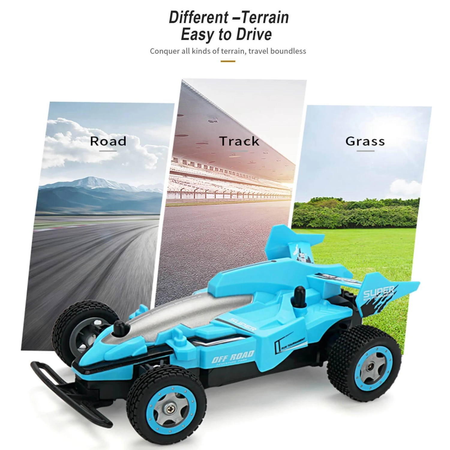 High Speed 1:20 Remote Control Car Off-road Fast Outdoor RC Toy Gift For Kids 3 High Speed 1:20 Remote Control Car Off-road Fast Outdoor RC Toy Gift For Kids - Image 3