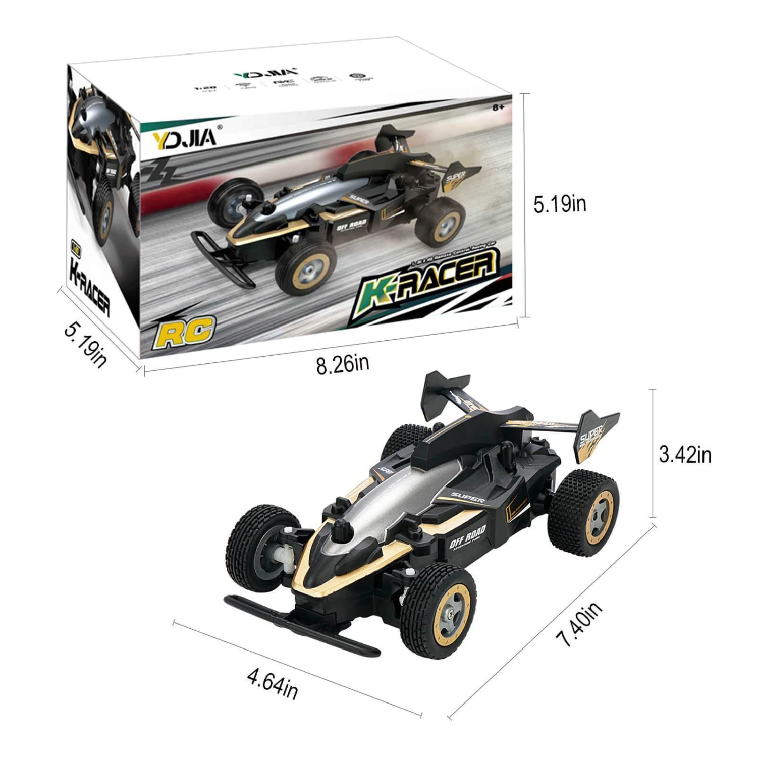 High Speed 1:20 Remote Control Car Off-road Fast Outdoor RC Toy Gift For Kids 12 High Speed 1:20 Remote Control Car Off-road Fast Outdoor RC Toy Gift For Kids - Image 12