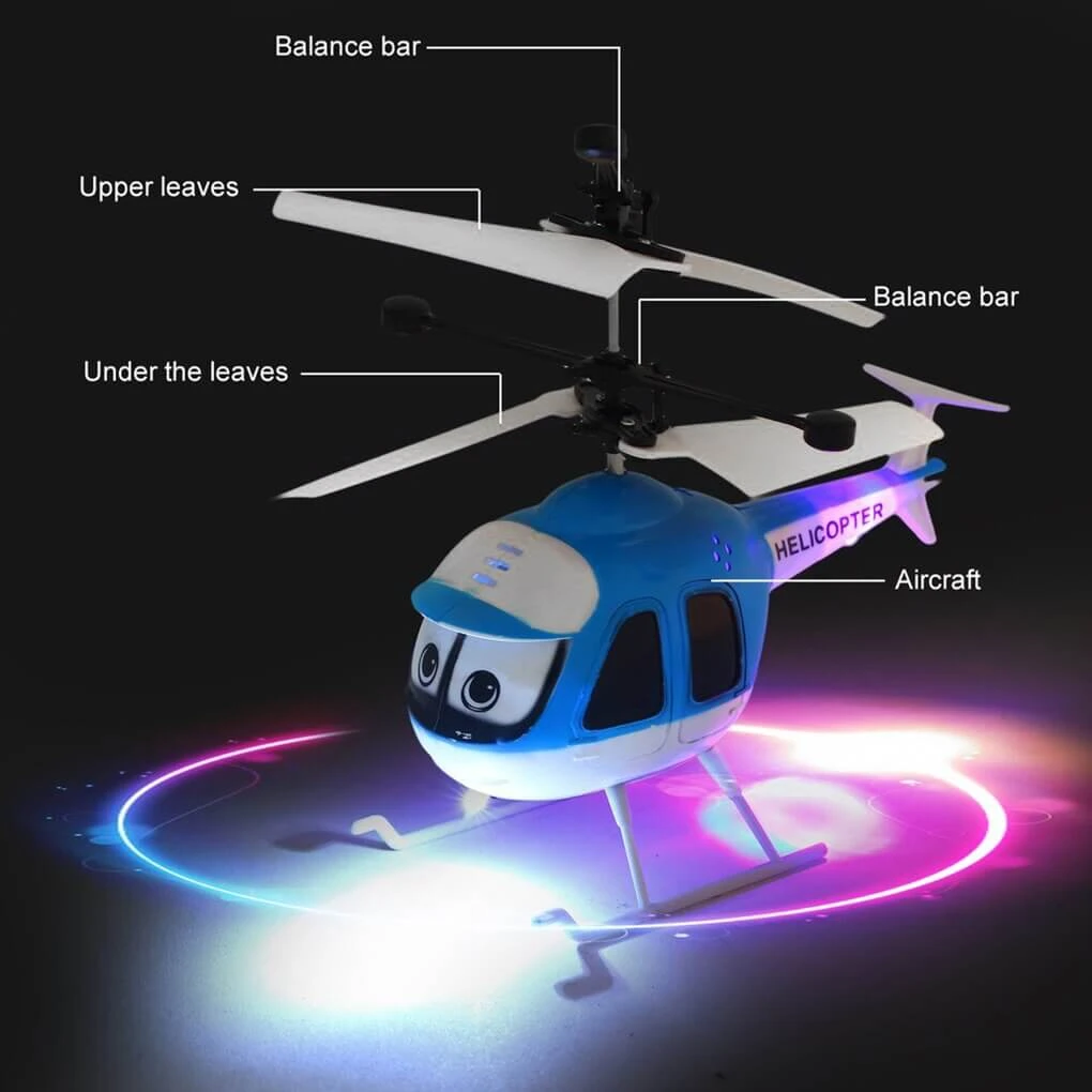 Induction RC Helicopter Flying Toys Cartoon Remote Control Drone Kids Plane Toys 9 Induction RC Helicopter Flying Toys Cartoon Remote Control Drone Kids Plane Toys - Image 9