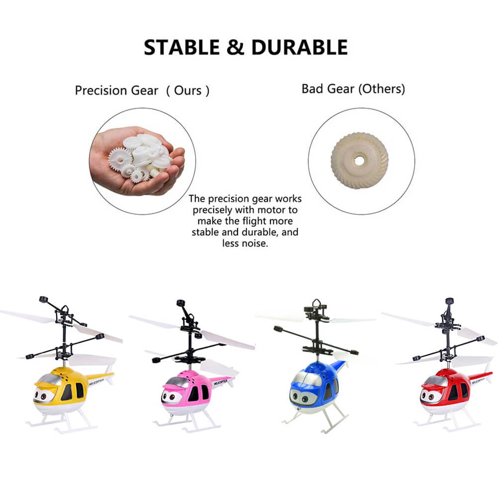 Induction RC Helicopter Flying Toys Cartoon Remote Control Drone Kids Plane Toys 7 Induction RC Helicopter Flying Toys Cartoon Remote Control Drone Kids Plane Toys - Image 7