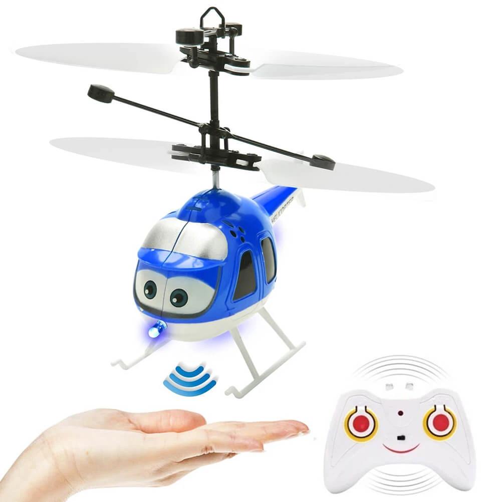 Induction RC Helicopter Flying Toys Cartoon Remote Control Drone Kids Plane Toys 5 Induction RC Helicopter Flying Toys Cartoon Remote Control Drone Kids Plane Toys - Image 5