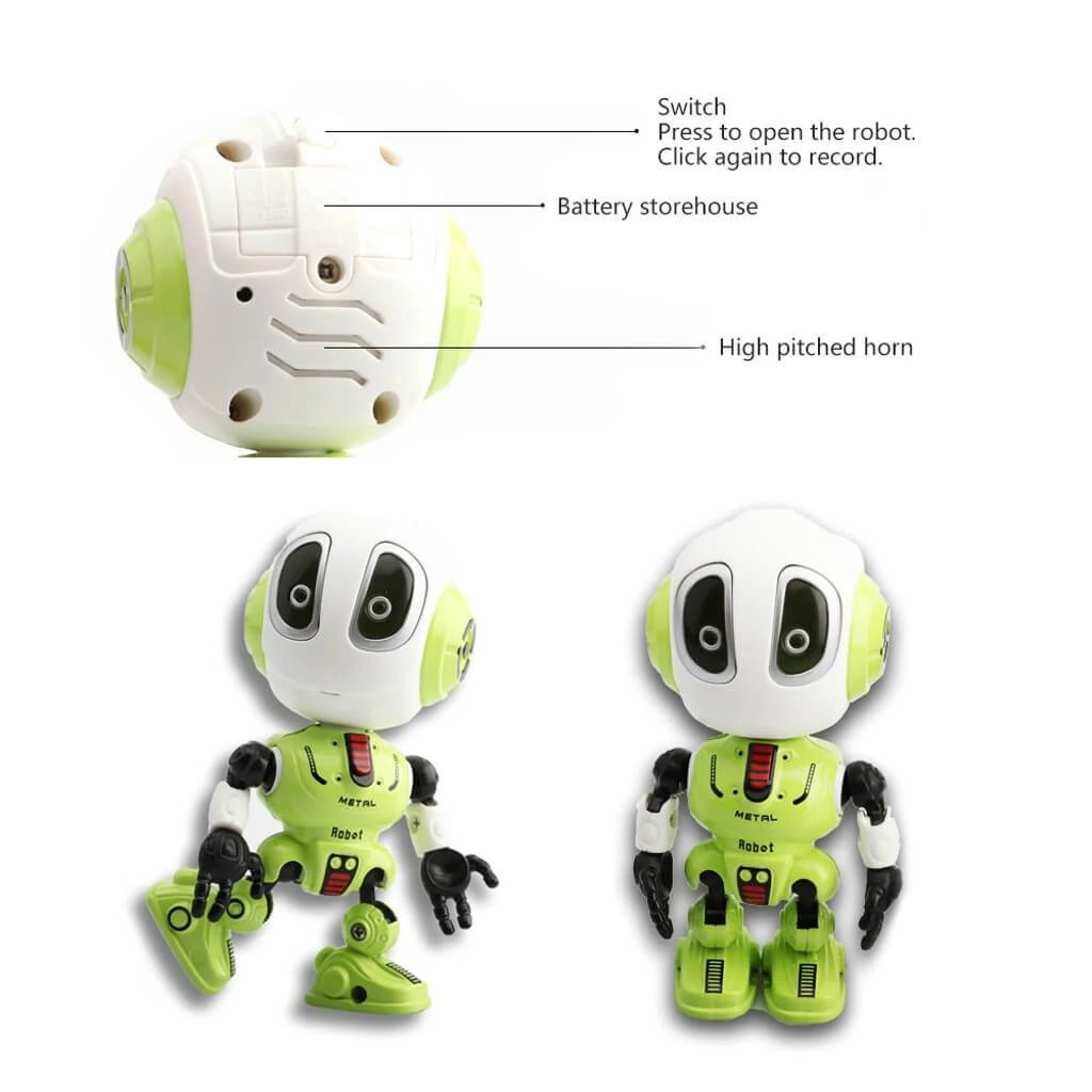 Interactive Voice Robot Intelligent Recording Alloy Gesture Touch Talking Robot Mini Electronic Doll 10 Interactive Voice Robot Intelligent Recording Alloy Gesture Touch Talking Robot Mini Electronic Doll - Image 10