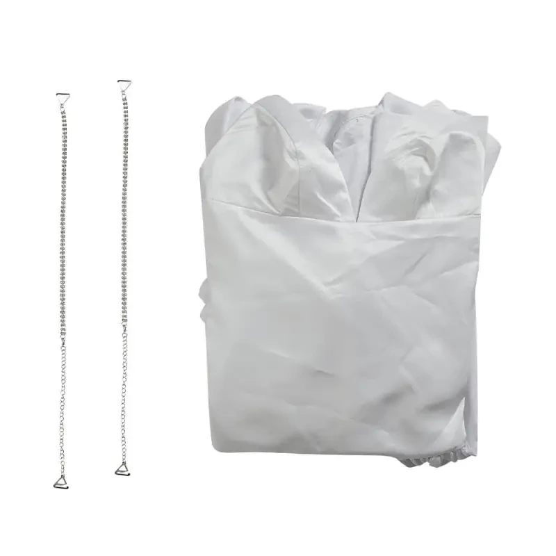 Women Joker 2 Harley Costume White Lady Quinn Dress Halloween Cosplay Outfit 6 Women Joker 2 Harley Costume White Lady Quinn Dress Halloween Cosplay Outfit - Image 6