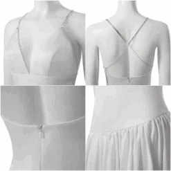 Women Joker 2 Harley Costume White Lady Quinn Dress Halloween Cosplay Outfit 10 Women Joker 2 Harley Costume White Lady Quinn Dress Halloween Cosplay Outfit -Children Toys Sale Joker Folie a DeuxHarley Quinn Cosplay Costume 6