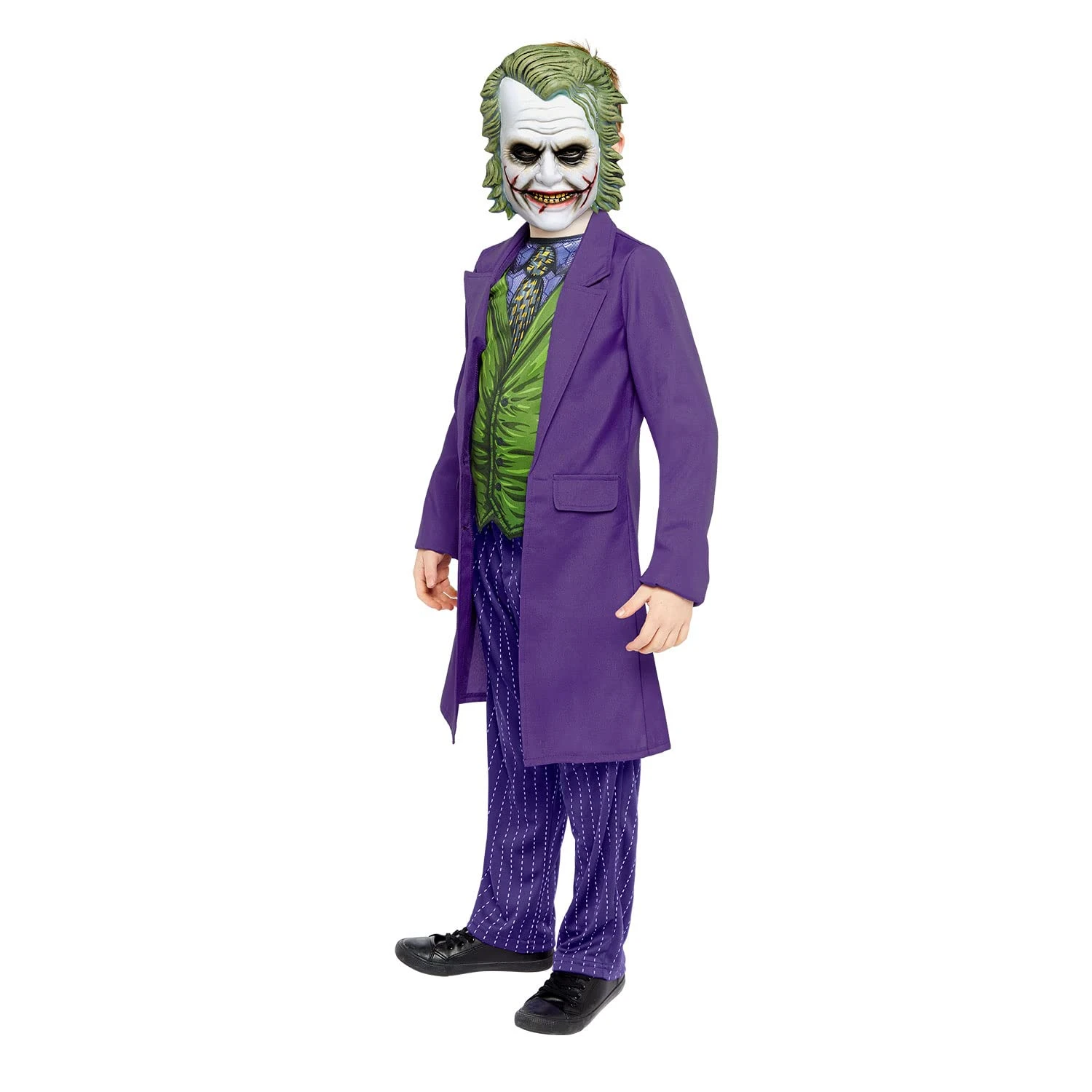 Boys Guason Costume Dark Knight Joker Halloween Outfit Kids Purple Joker Suit 4 Boys Guason Costume Dark Knight Joker Halloween Outfit Kids Purple Joker Suit - Image 4